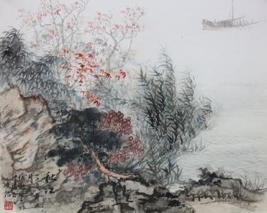 宋文治《秋江》赏析