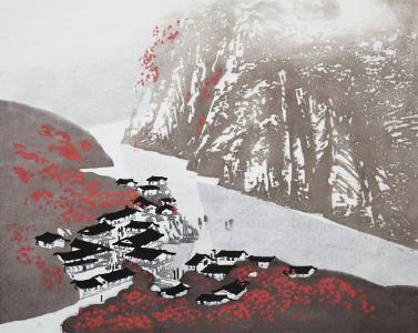 张新予《秋染巴山》赏析