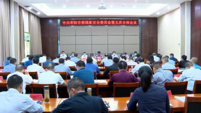 V视 | 中共枣阳市委国家安全委员会第五次全体会议召开