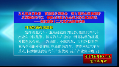 【深入学习贯彻省党代会精神】《省第十二次党代会报告摘要》