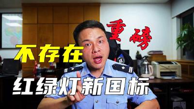 公安部交通管理科学研究所：不存在“2022年红绿灯新国标”