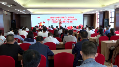 V视 | 我市举行“廉洁从业 实干担当”主题演讲比赛决赛