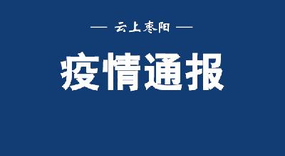 襄阳市新型冠状病毒肺炎疫情通报（1048）