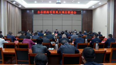 V视 | 全市招商引资重大项目推进会议召开