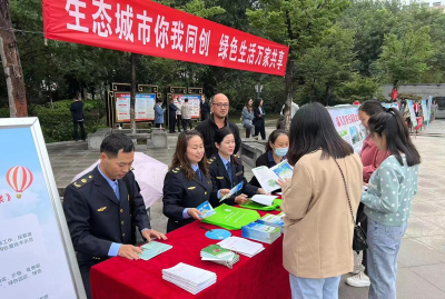 枣阳生态环境分局：开展诚信文化宣传活动
