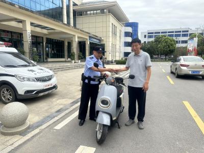 丢车失主急报警 民警找回暖人心