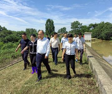 张学林到枣阳市检查防汛工作