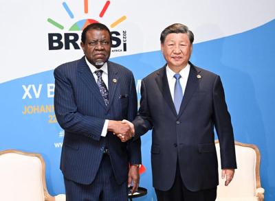 习近平会见纳米比亚总统