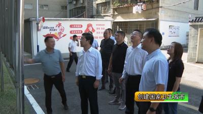 【创建国家卫生城市】V视 | 市领导调研全市创卫工作