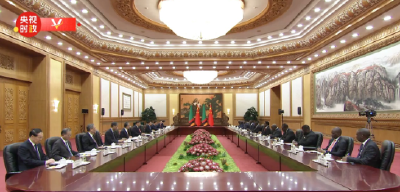 独家视频丨习近平：将中赞关系提升为全面战略合作伙伴关系