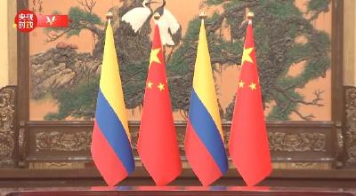 独家视频丨习近平同哥伦比亚总统会谈：共同宣布将中哥关系提升为战略伙伴关系