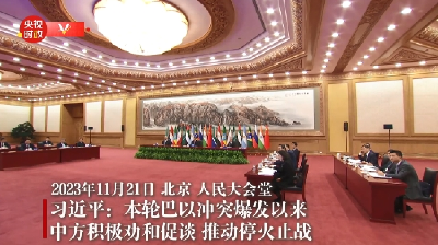 独家视频 | 习近平：本轮巴以冲突爆发以来 中方积极劝和促谈 推动停火止战