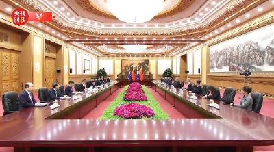 独家视频 | 习近平会见澳大利亚总理：一个健康稳定的中澳关系符合两国和两国人民的共同利益