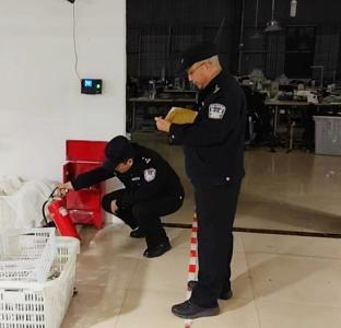 枣阳警方开展微小企业消防安全检查
