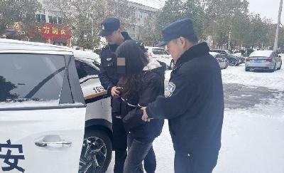 雪天传递温暖  枣阳警方紧急护送孕妇就医