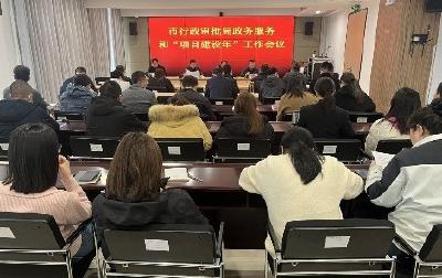 枣阳市行政审批局召开政务服务和“项目建设年”工作会议