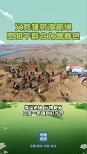 义务植树添新绿 枣阳干群合力增春色