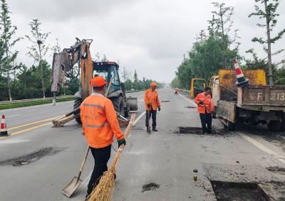 枣阳公路：积极应对持续性强降雨天气  确保汛期公路安全畅通