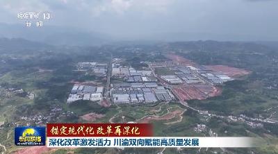 【锚定现代化 改革再深化】深化改革激发活力 川渝双向赋能高质量发展