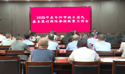 V视 | 全市2025年度城乡居民基本医疗保险参保缴费工作会议召开