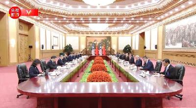 独家视频丨习近平同马来西亚最高元首会谈：我愿同你一道 推动中马命运共同体建设不断迈上新台阶