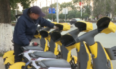 V视 | 松果出行枣阳分公司：加装防风手套  市民温暖出行