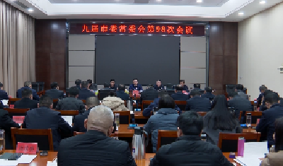 V视 | 杨晶主持召开市委常委会会议  传达学习中央经济工作会议等精神