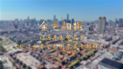 金色相框｜习近平春节前夕赴辽宁看望慰问基层干部群众 