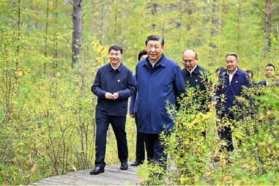 跟着总书记足迹“瞰”林海