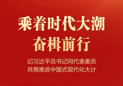 乘着时代大潮奋楫前行——记习近平总书记同代表委员共商推进中国式现代化大计