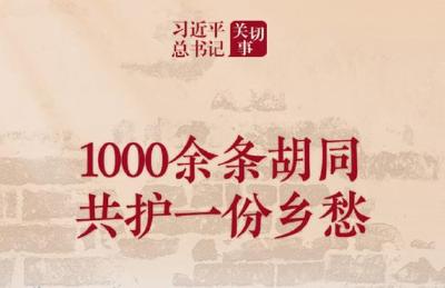 习近平总书记关切事｜1000余条胡同共护一份乡愁