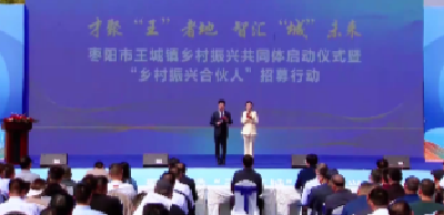 V视 |王城镇启动乡村振兴共同体  发起“乡村振兴合伙人”招募行动