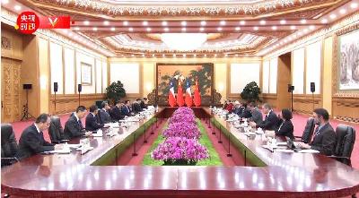 独家视频丨习近平会见智利总统：打造中拉共同发展样板 南南合作典范