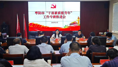 全市“干部素质提升年”工作专班推进会召开