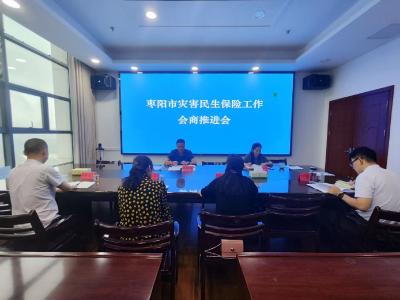 枣阳市安排部署灾害民生保险工作