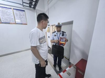 枣阳消防开展过滤式自救呼吸器专项检查