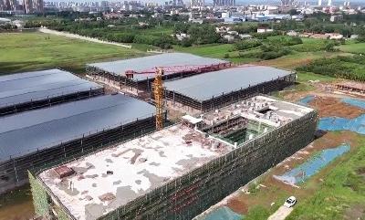 V视 | 湖北锂盾新能源材料产业园项目建设大干快上加速跑