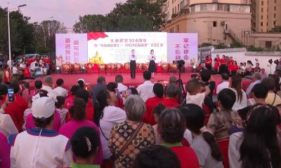 V视 | 南城街道沙店社区：红心向党迎“七一”