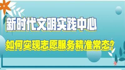 八问新时代文明实践之四：如何实现志愿服务精准常态？