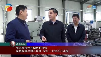 【视频】市委书记张家胜来我县调研