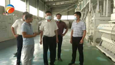 【视频】胡爱民来我县调研“千人进千企”和优化营商环境工作
