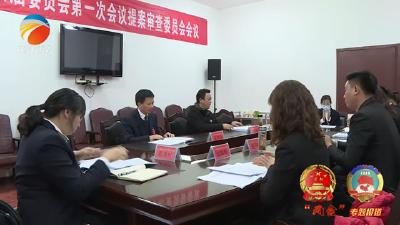 【视频】县政协十四届一次会议召开提案审查委员会第一次会议
