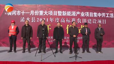 【视频】方嗣兴出席我县2021年度高标准农田建设项目开工仪式