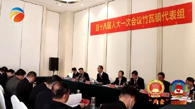 【视频】刘爱、周尚武、夏清参加竹瓦镇代表组审议