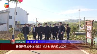 【视频】县委开展三季度党建引领乡村振兴拉练活动