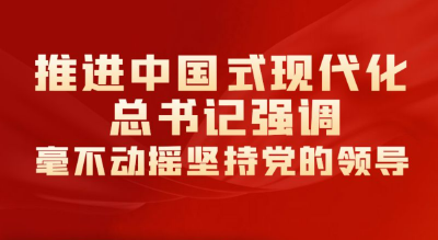 联播+丨推进中国式现代化 总书记强调毫不动摇坚持党的领导
