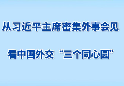 第一观察丨从习近平主席密集外事会见看中国外交“三个同心圆”