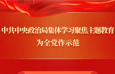 新华社权威速览丨中共中央政治局集体学习聚焦主题教育，为全党作示范