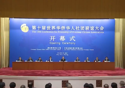 习近平会见第十届世界华侨华人社团联谊大会代表