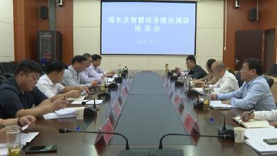 浠水县人大常委会开展智慧政务工作调研